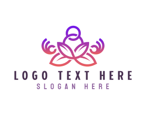 Meditation - Yoga Spa Wellness logo design