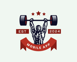 Fit - Strong Man Powerlifting logo design