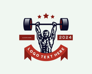 Strong Man Powerlifting Logo