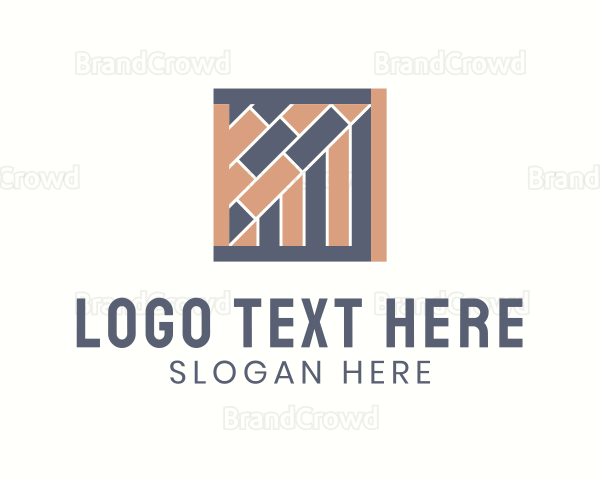 Abstract Pattern Flooring Logo