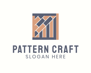 Abstract Pattern Flooring logo design