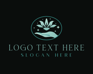 Premium - Hand Flower Beauty logo design