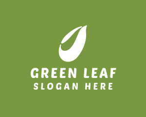 Organic Leaf Gardener logo design