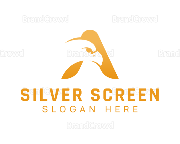 Falcon Bird Aviary Letter A Logo
