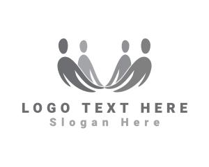 Support - People Community Family logo design