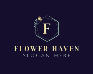 Elegant Nature Flower logo design