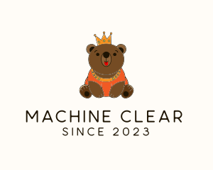 Crown - Crown King Bear logo design