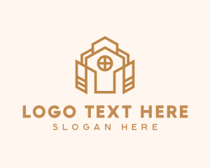 Appartment - Church Structure Property logo design