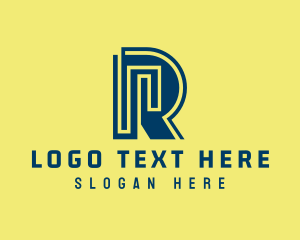 Marketing - Architecture Builder Letter R logo design