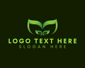 Eco - Wellness Eco Leaf logo design