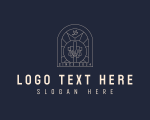 Holy - Religion Pastoral Cross logo design