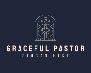Pastor - Religion Pastoral Cross logo design