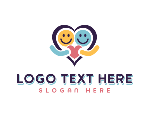 Ngo - Non Profit Charity Heart logo design