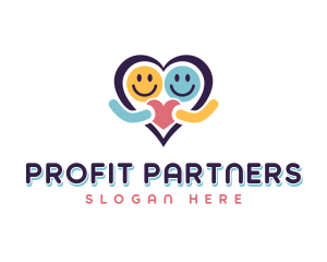 Non Profit Charity Heart logo design