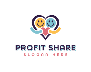 Non Profit Charity Heart logo design