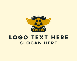 Athlete - Soccer Club Wings logo design
