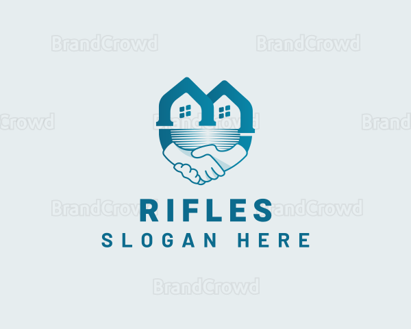 Real Estate Handshake Agreement Logo