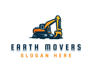 Industrial Excavation Machinery logo design