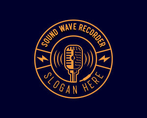 Recorder - Media Recording Studio logo design