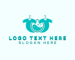 Wash - Laundry Shirt Detergent logo design