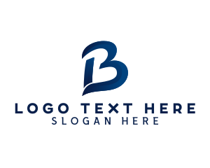 Blue Company Letter B Logo