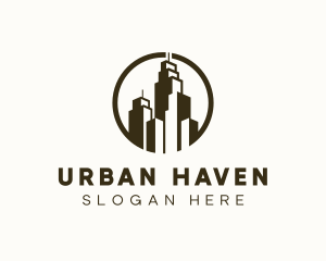 Real Estate Urban Building logo design