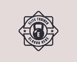 Kettlebell Fitness Gym logo design