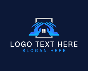 Rescue Shelter - Home Organization Care logo design