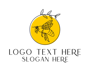 Honey Bumble Bee Logo