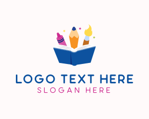 Study - Education Book Learn logo design
