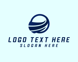 Planet - Global Wing Logistics logo design