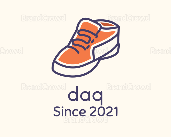 Orange Shoe Footwear Logo