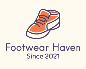 Orange Shoe Footwear logo design