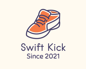 Orange Shoe Footwear logo design