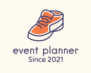 Shoe - Orange Shoe Footwear logo design