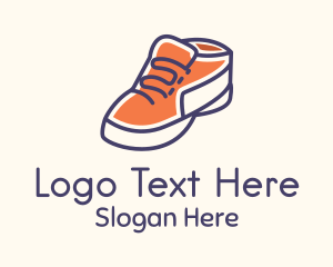 Orange Shoe Footwear Logo