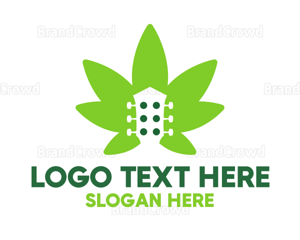 Guitar Tuner Marijuana Logo