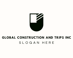 Shop - Digital Tech Shield logo design