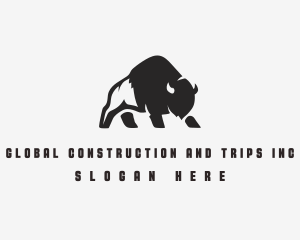 Masculine - Bison Outdoor Safari logo design