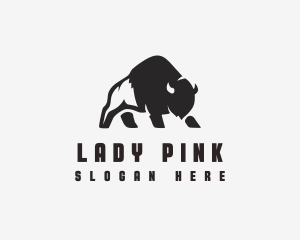 Wild - Bison Outdoor Safari logo design