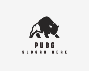 Buffalo - Bison Outdoor Safari logo design