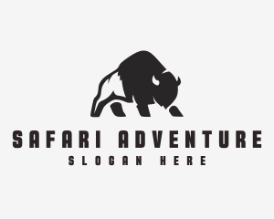 Bison Outdoor Safari logo design