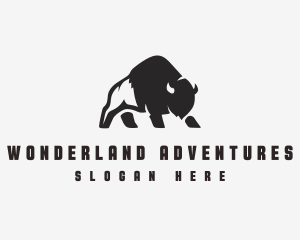 Bison Outdoor Safari logo design