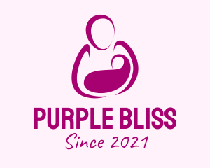 Purple - Purple Woman Maternity logo design