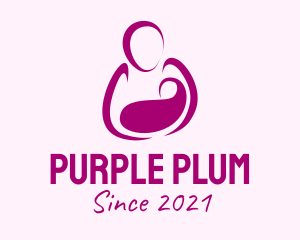 Purple - Purple Woman Maternity logo design