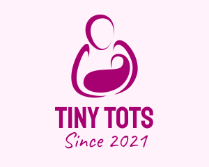 Pediatrician - Purple Woman Maternity logo design