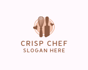 Pastry Baking Whisk logo design