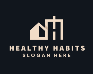 House Property Letter H logo design