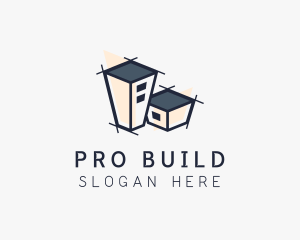 Building Construction Realty logo design