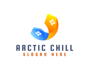 Hot Cold Home logo design